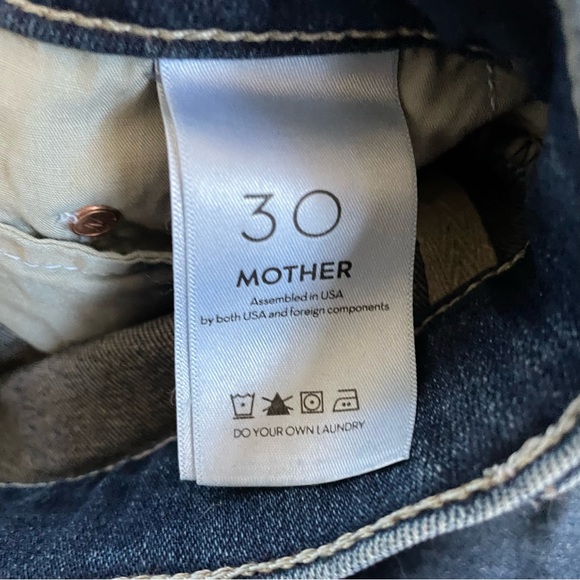 Mother Denim Jeans The Insider Crop Step Fray The Streets are Talking Size 30 - Picture 5 of 10